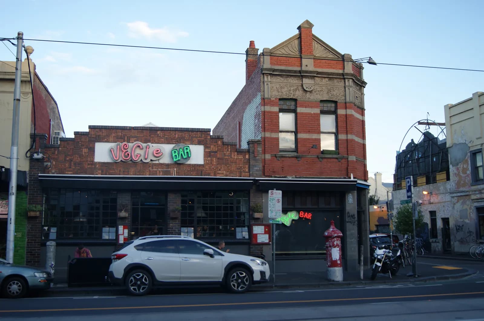 Corner shop on a street corner in Fitzroy, Melbourne