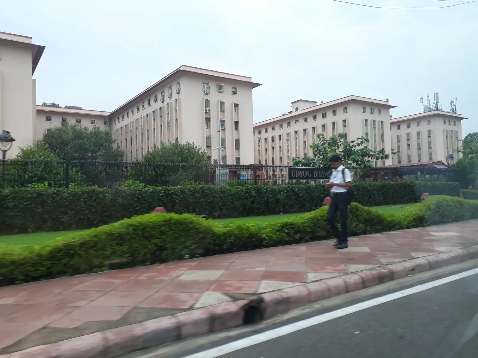Udyog Bhawan, a central government office complex on Rafi Marg in New Delhi