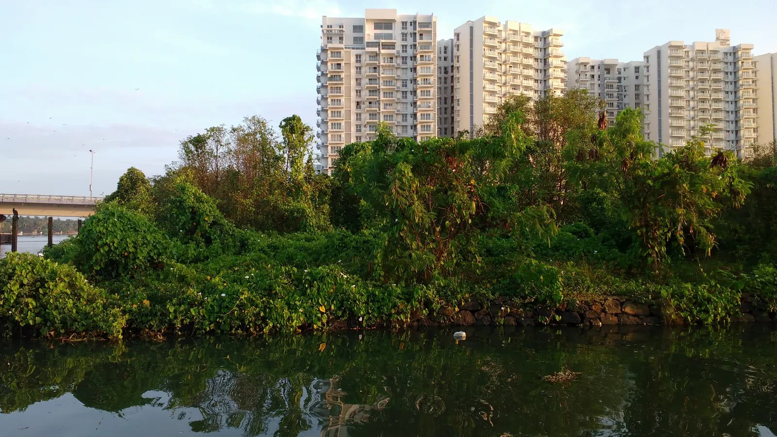 A commercial building near Marine Drive in Kochi, Kerala