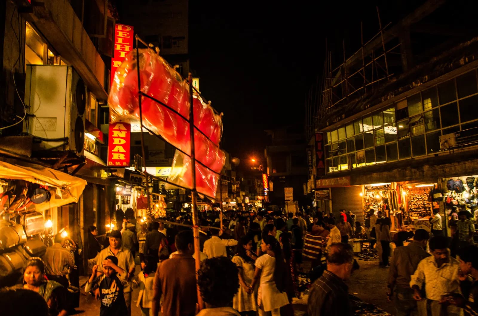 Shops and offices around Police Bazaar, the commercial centre of Shillong, Meghalaya
