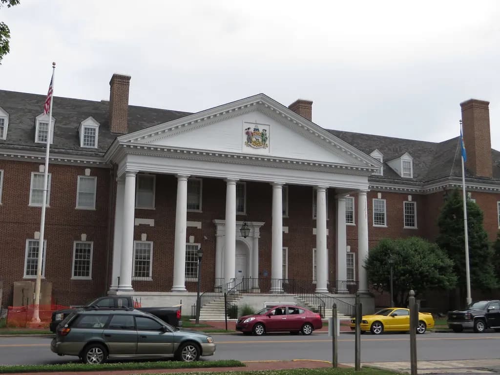 The John G. Townsend Building on the Capitol Complex in Dover, Delaware, home of the Division of Corporations