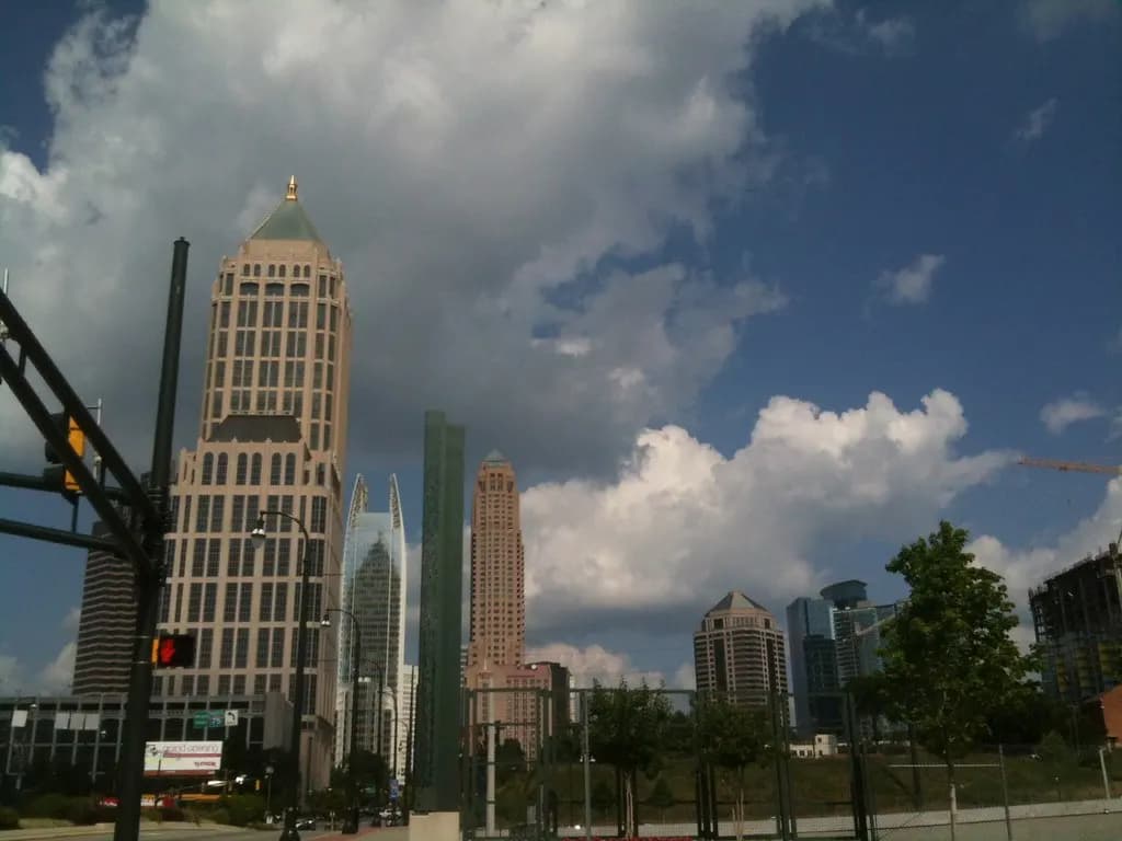Midtown Atlanta skyline on a clear day