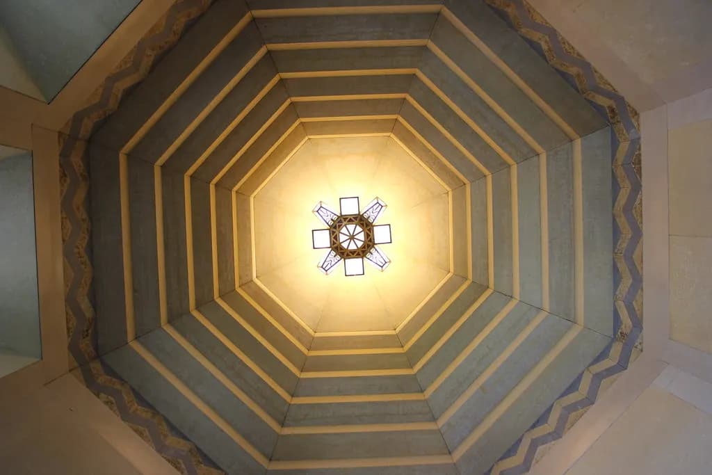 The Nebraska State Capitol tower in Lincoln