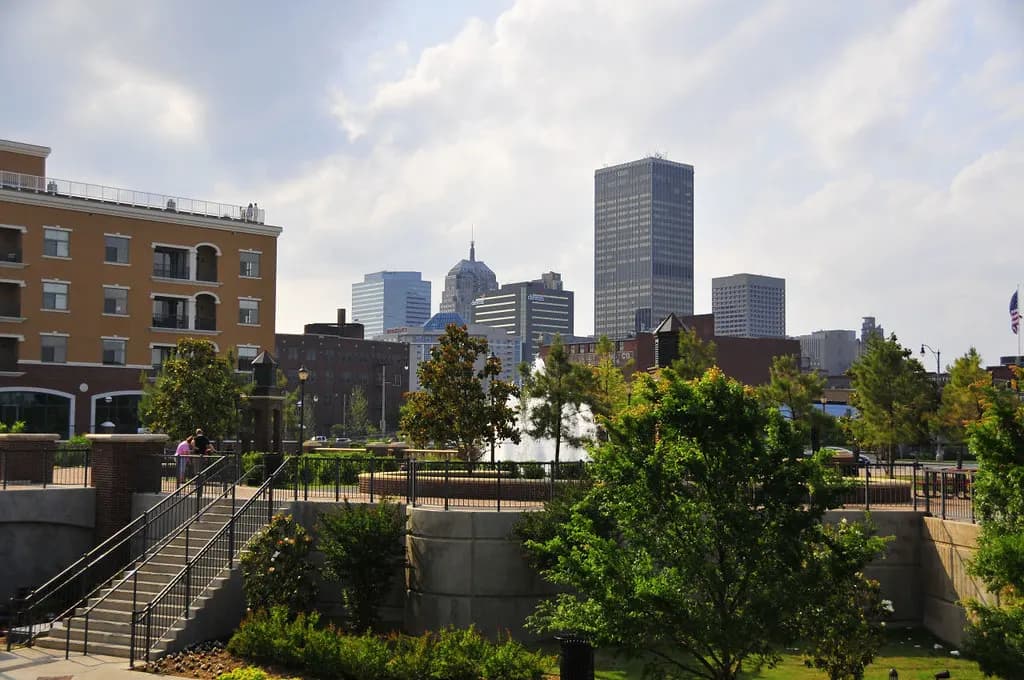 Oklahoma City downtown skyline
