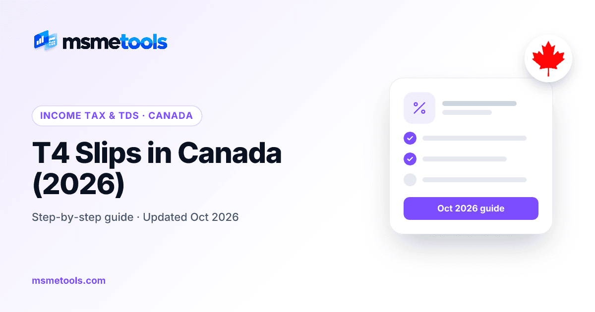 T4 slips in Canada — MSMETOOLS guide cover