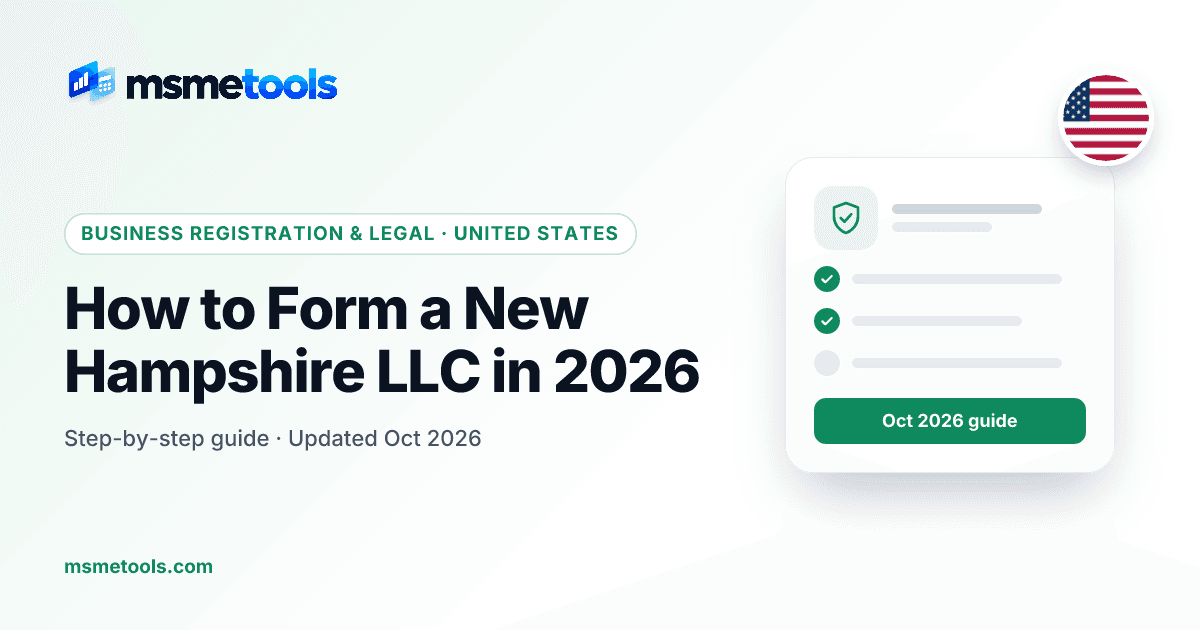 New Hampshire LLC — MSMETOOLS guide cover