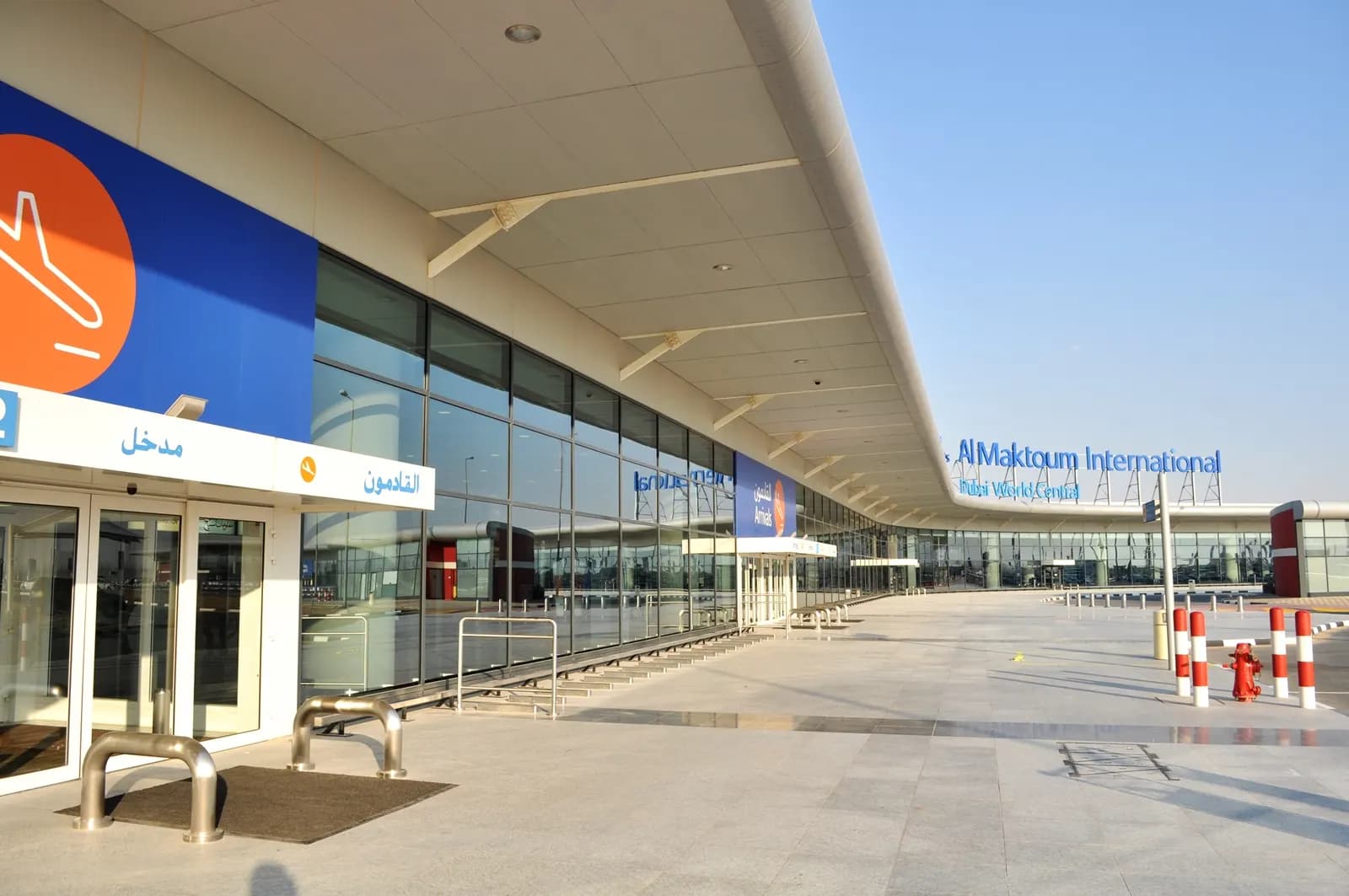 Passenger terminal at Al Maktoum International Airport (Dubai World Central) in Dubai South