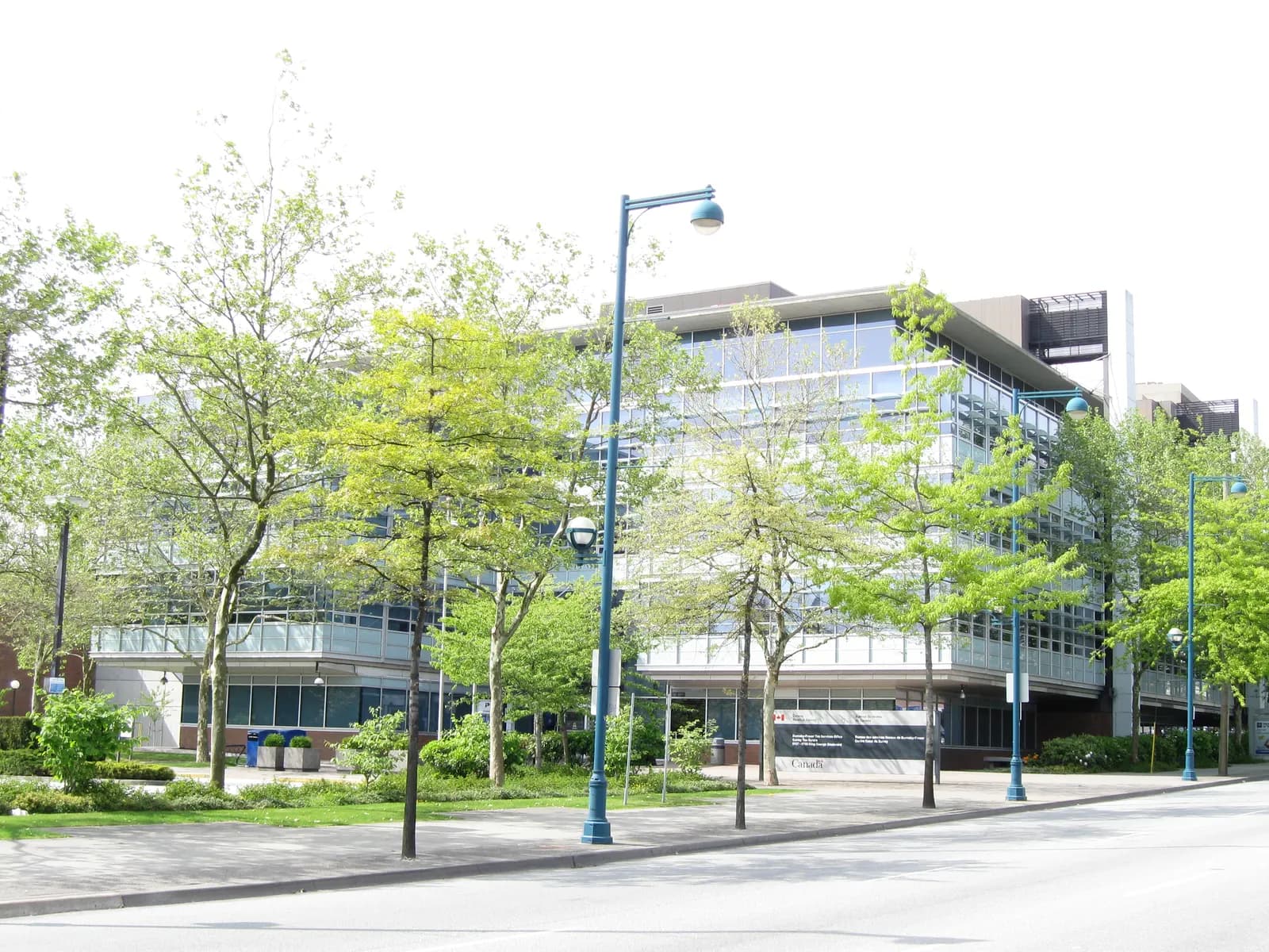 Canada Revenue Agency Surrey Tax Centre building in British Columbia
