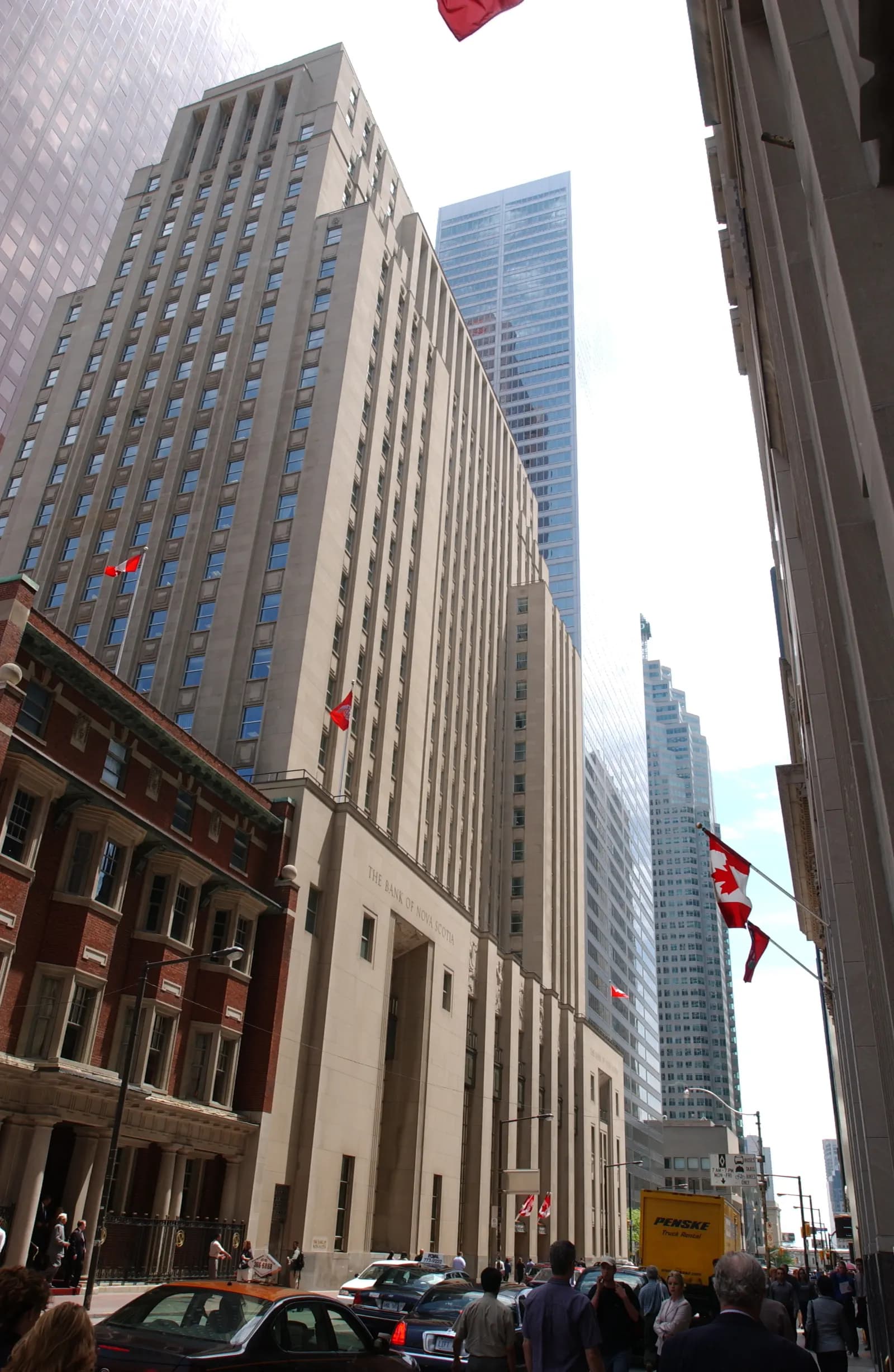 An office tower on Bay Street in Toronto's financial district