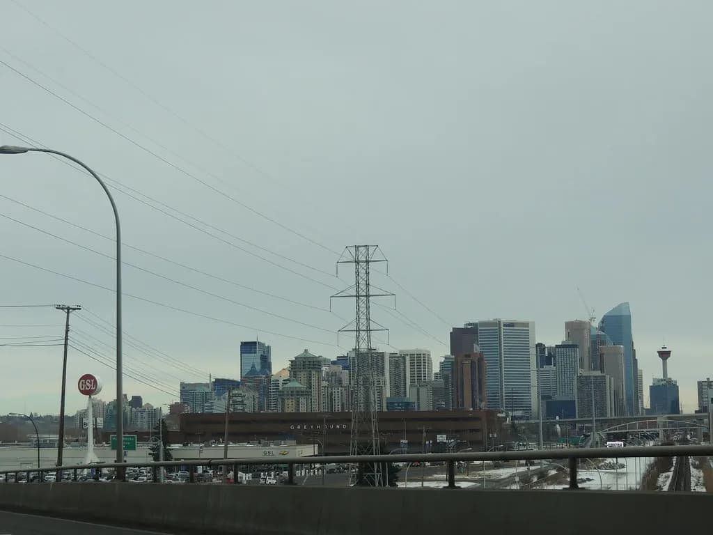 The downtown Calgary skyline, Alberta