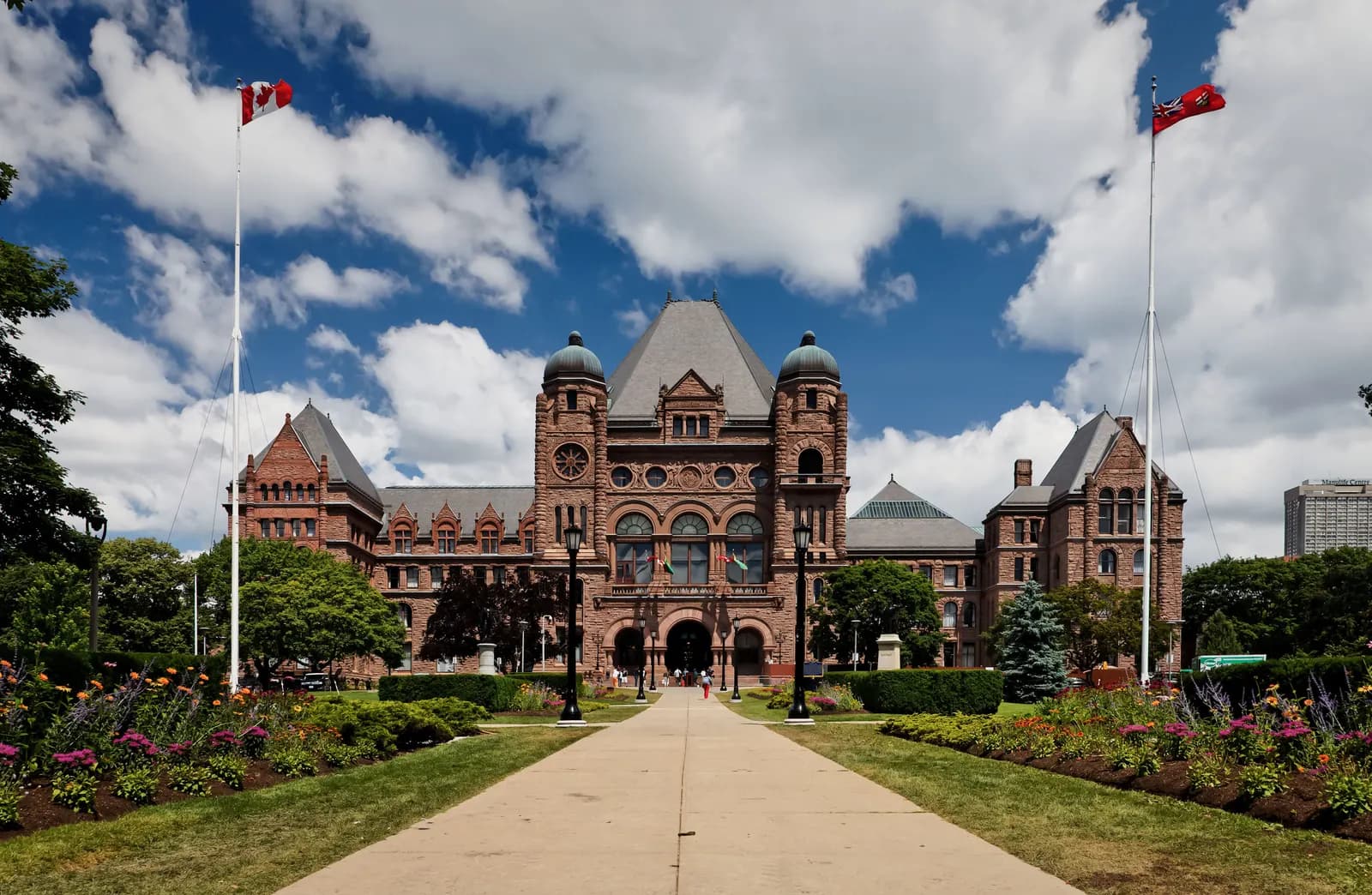 The Ontario Legislative Building at Queen's Park in Toronto