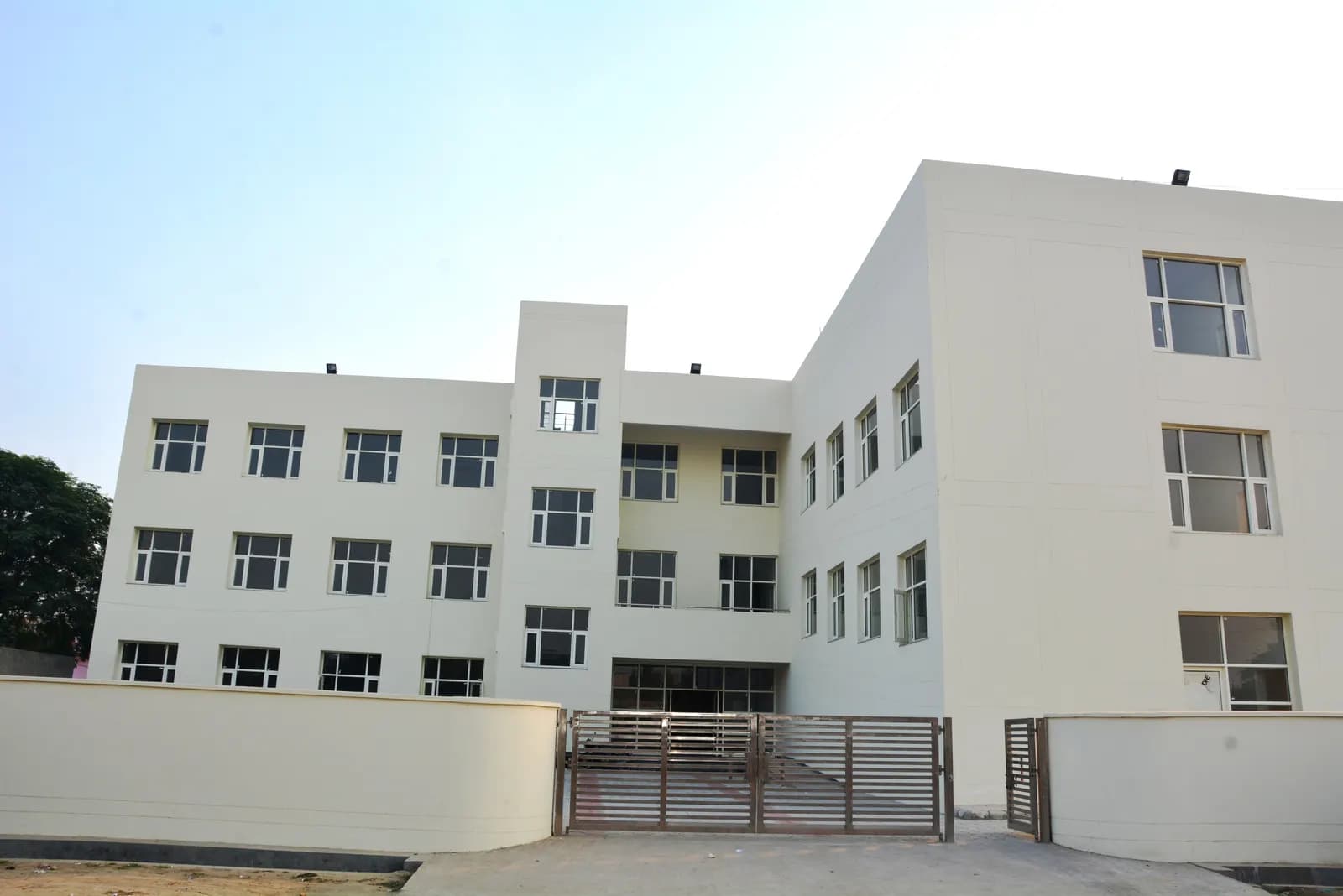 Three-storey building of the Rural Institute of Vocational Training at Badal, Punjab