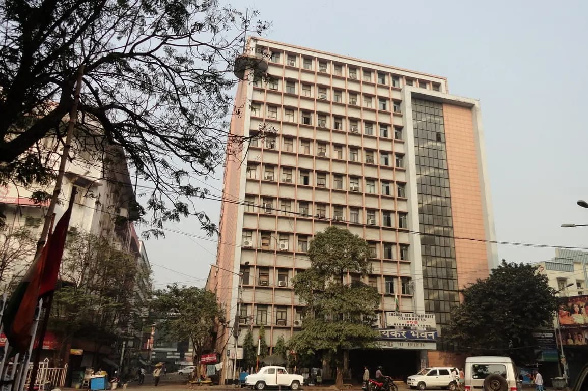 Aayakar Bhavan, the Income Tax Department office building in Kolkata