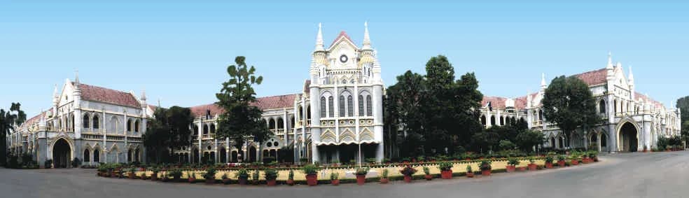 Panoramic view of the Madhya Pradesh High Court building in Jabalpur