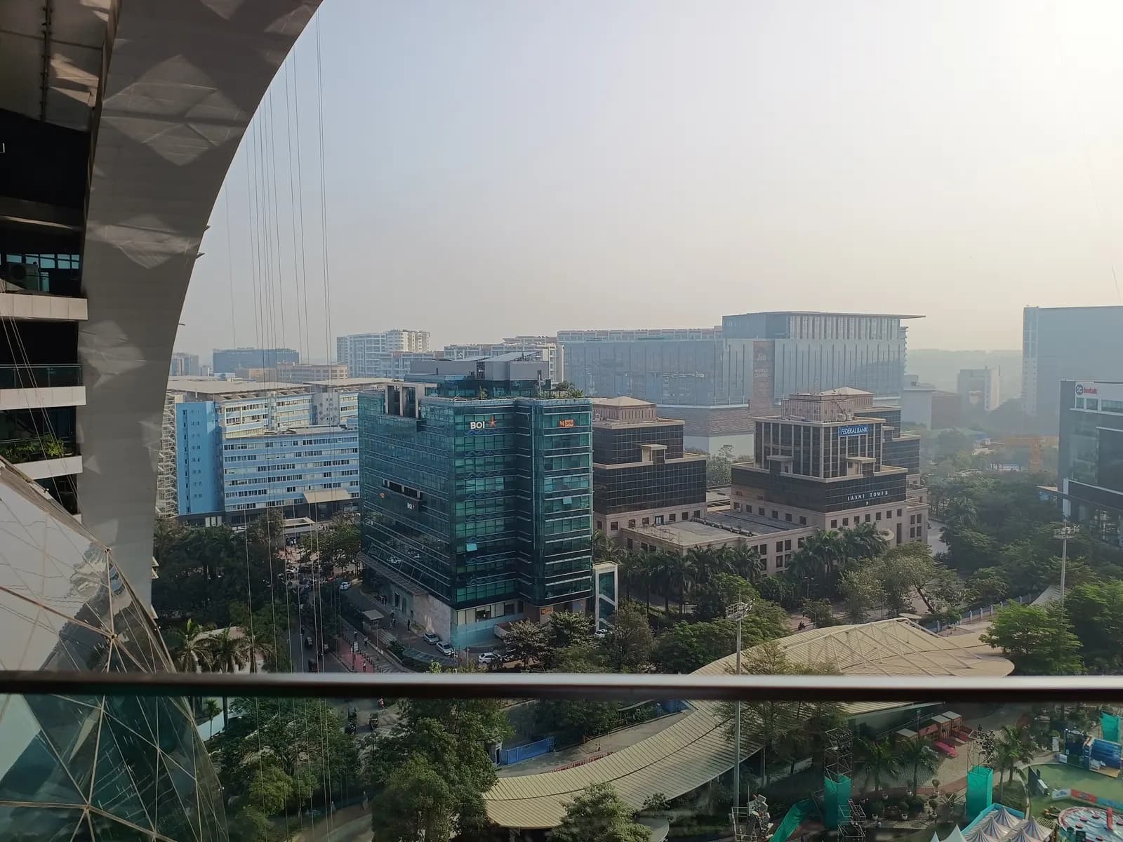 Office towers in the Bandra Kurla Complex business district, Mumbai