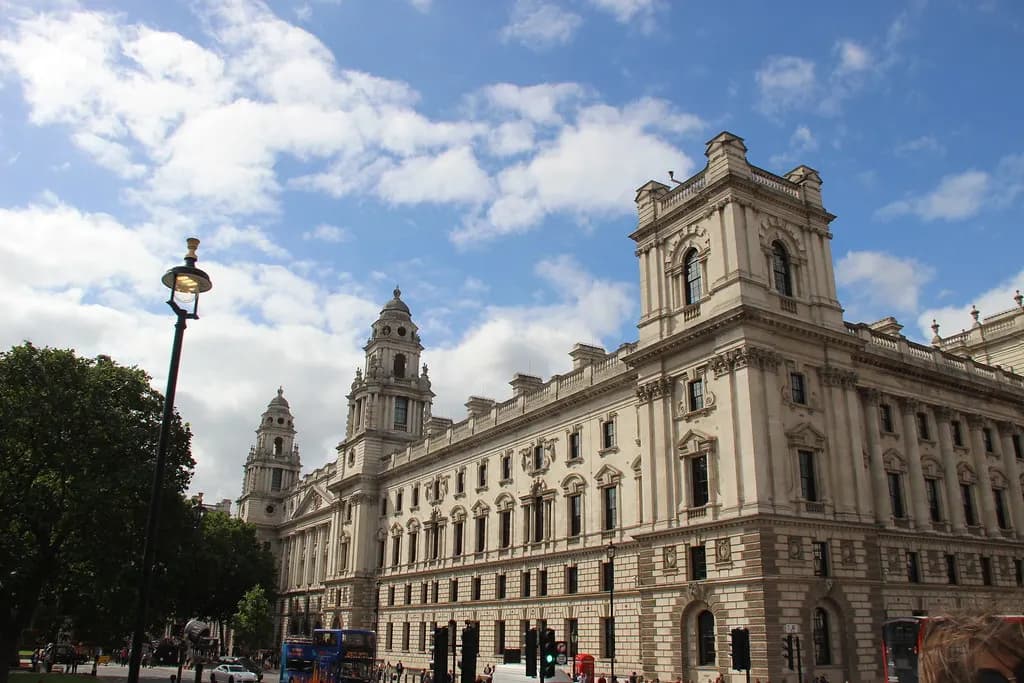 The Government Offices Great George Street building on Parliament Street, Westminster, which houses HM Revenue and Customs headquarters