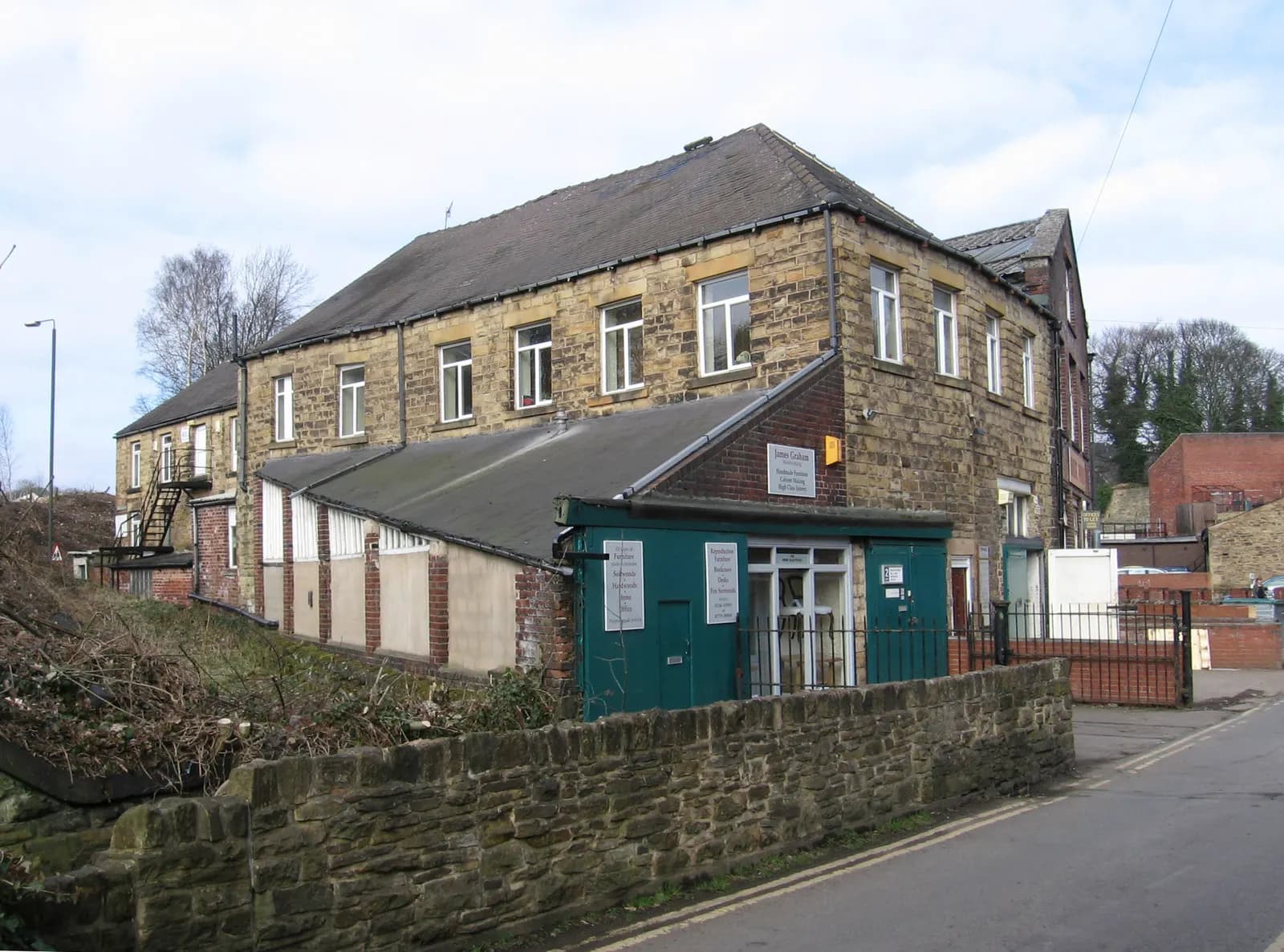 A small joiner's workshop building in Dronfield, Derbyshire