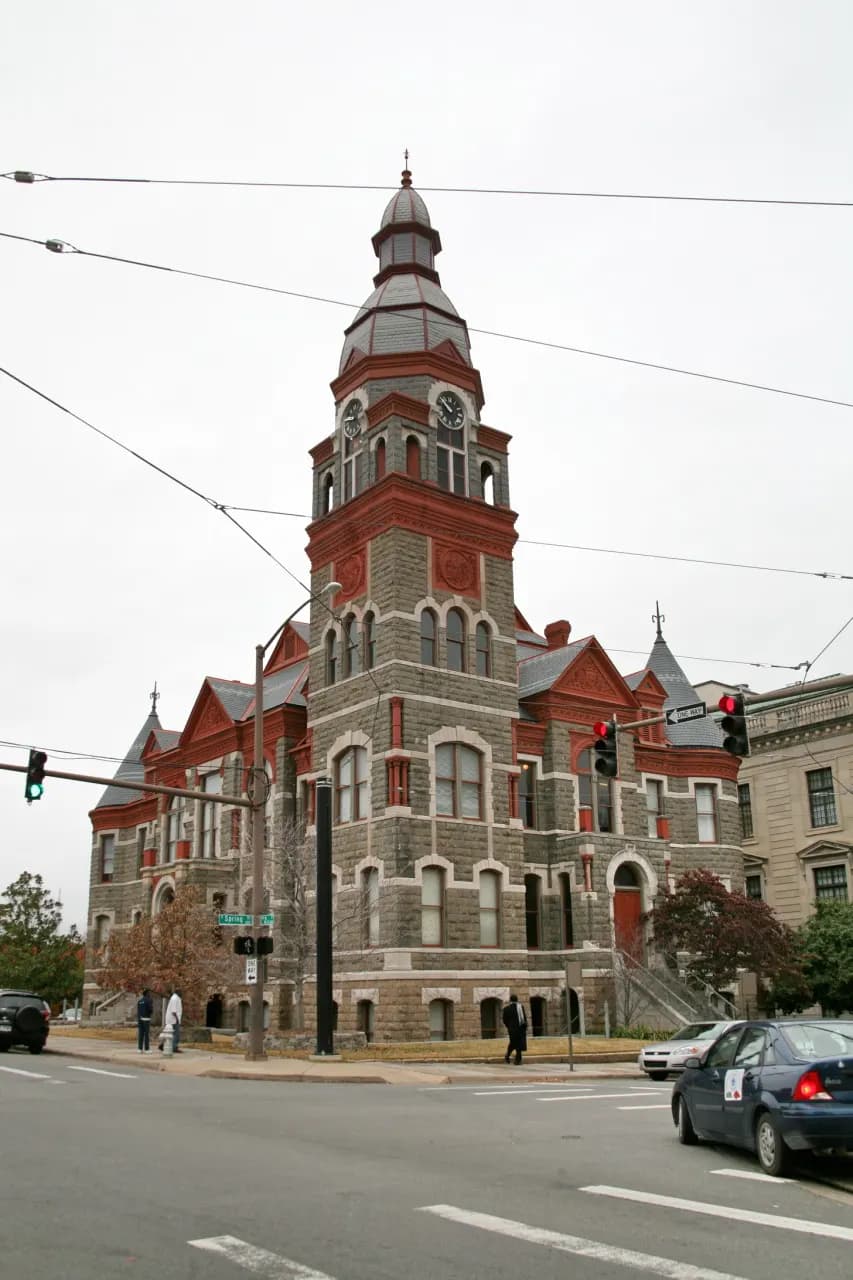 The Pulaski County Courthouse in Little Rock, Arkansas