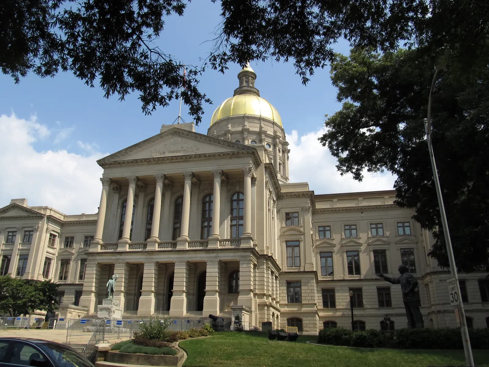 The gold-domed Georgia State Capitol in Atlanta