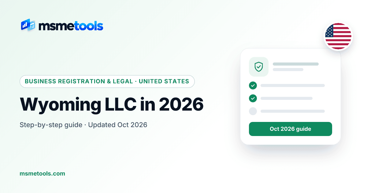 Wyoming LLC — MSMETOOLS guide cover
